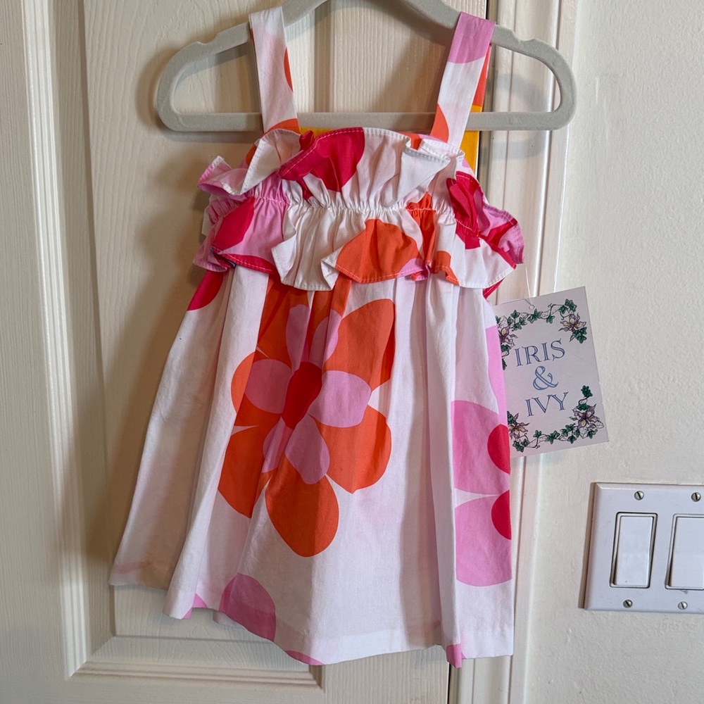 NWT Nordstrom Pink and Orange Floral Dress